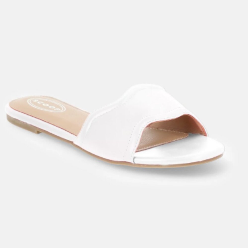 Scoop Womens Wave Slide Sandals